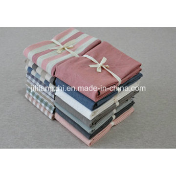 High Quality Hotel 100% Cotton Plain Twill Flat Bedding Set